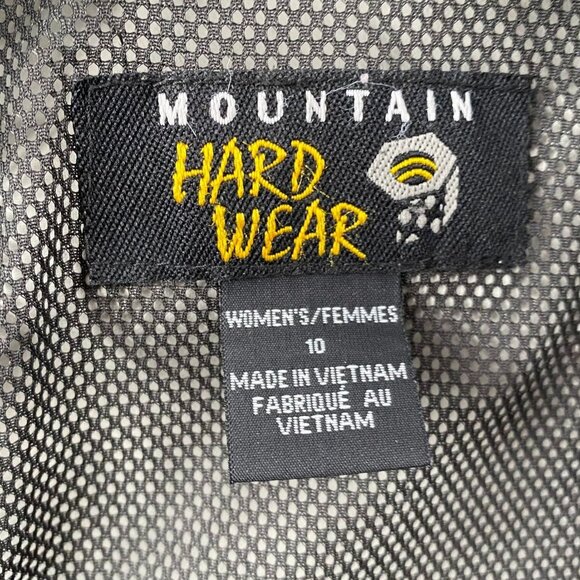 Mountain Hard Wear Women's Conduit Jacket Size 10 Lime Green Full Zip Outdoors - Picture 3 of 9